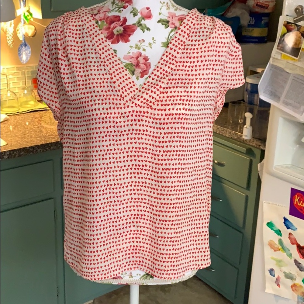 H&M Heart Blouse